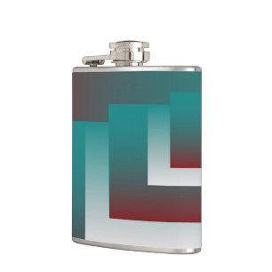 Cantil Janelas em branco teal burgundy