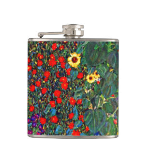 Cantil Jardim Flor Gustav Klimt