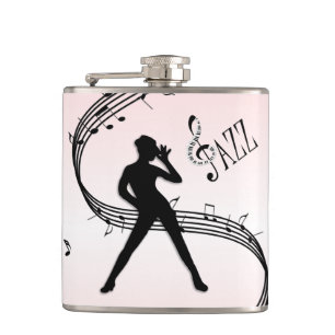 Cantil Jazz Dance Pink Music Flask