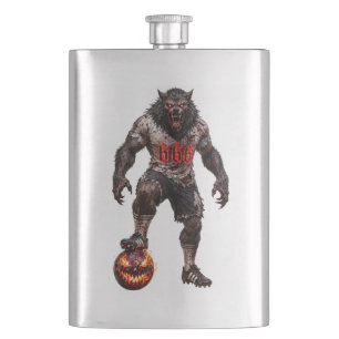 Cantil Jogador de Futebol Lobisomem Arte de Terror de Hal