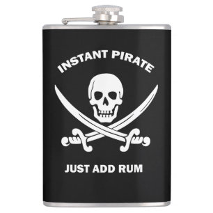 Cantil Jolly Rogers Pirata Instantânea Adicionar Rum 