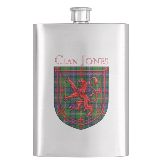 Cantil Jones Tartan Scottish Plaid Lion Rampant (Frente)