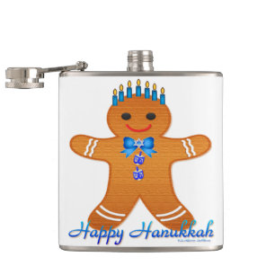 Cantil Judaica Hanukkah Gingerpão Man Menorah