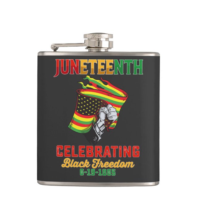 Cantil Juneteenth Celebrando a Liberdade Negra 6 19 1865 (Frente)