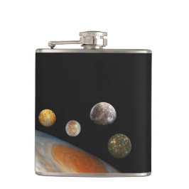 Cantil Júpiter e Quatro Luas Satélites Galileanos