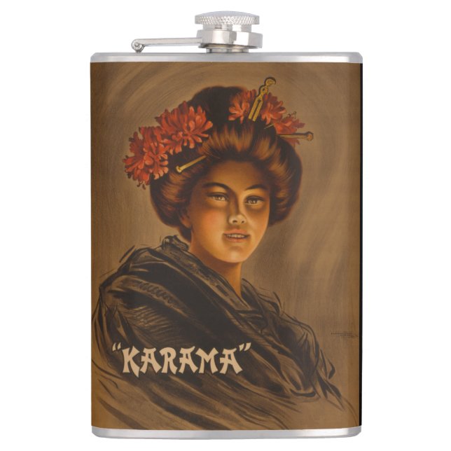 Cantil Karama: Atriz Geisha do Romance Japonês (Frente)
