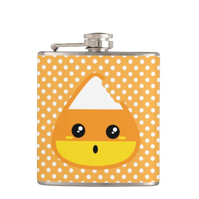 Cantil Kawaii Candy Corn Flask (Frente)