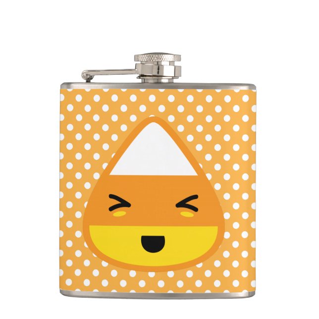 Cantil Kawaii Candy Corn Flask (Frente)