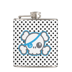 Cantil Kawaii Pirate Skull Flask