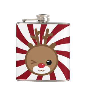Cantil Kawaii Reindeer Flask