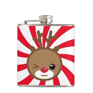 Cantil Kawaii Reindeer Flask