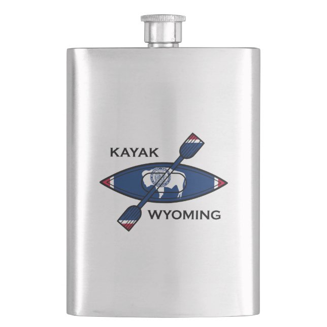 Cantil Kayak Wyoming Flag (Frente)