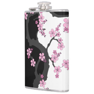 Cantil Kimono Black e White Pink Sakura