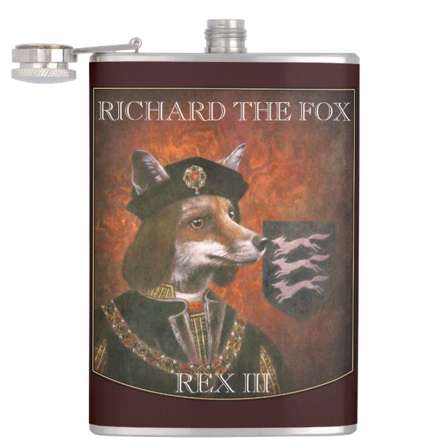 Cantil King Richard The Third Fox Flask (Aberto)