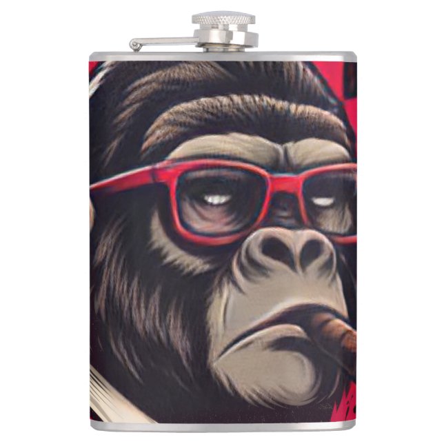 Cantil Kitchen/Bar Gorilla Boss Vinyl Wrapped Flask (Frente)