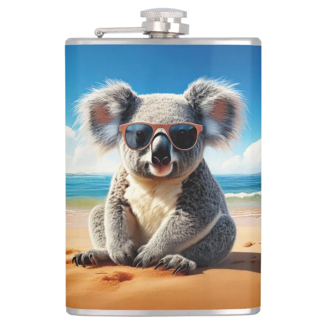 Cantil Koala em uma praia arenosa (Frente)