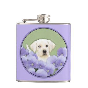 Cantil Labrador Retriever Puppy Pintura Original
