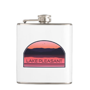 Cantil Lago Pleasant Arizona Red Sunrise