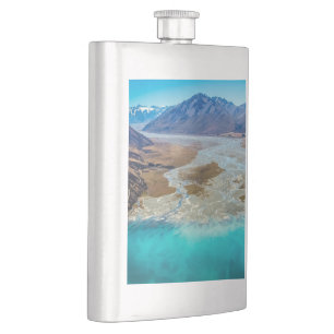 Cantil Lago Tekapo e Alpes do Sul, Nova Zelândia
