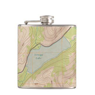 Cantil Lago Tenaya, Mapa Topográfico de Yosemite