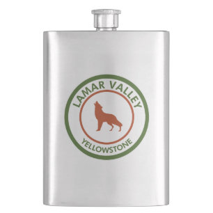 Cantil Lamar Valley Yellowstone Wolf