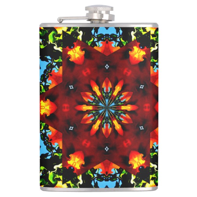 Cantil Laranja Floral (Frente)