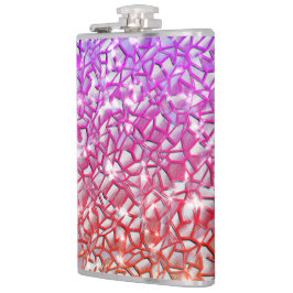 Cantil Laranja-mosaico grosso para vermelho e lilás e bri