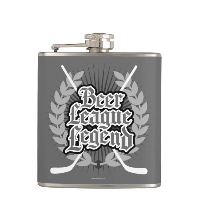 Cantil Lenda da Liga de Cerveja de Hóquei (Frente)