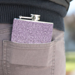Cantil Linda estampa de leopardo glitter falso roxo femin