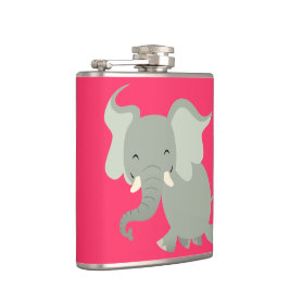 Cantil Linda Garrafa Elefante de Desenho Animado Alegre