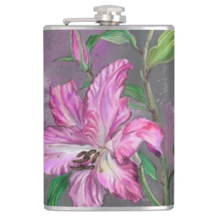 Cantil Linda pintura roxa de flor roxa pintada de flor mi