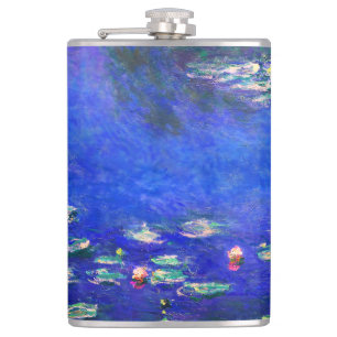 Cantil Lindas Lírios de Água Antigos por Claude Monet