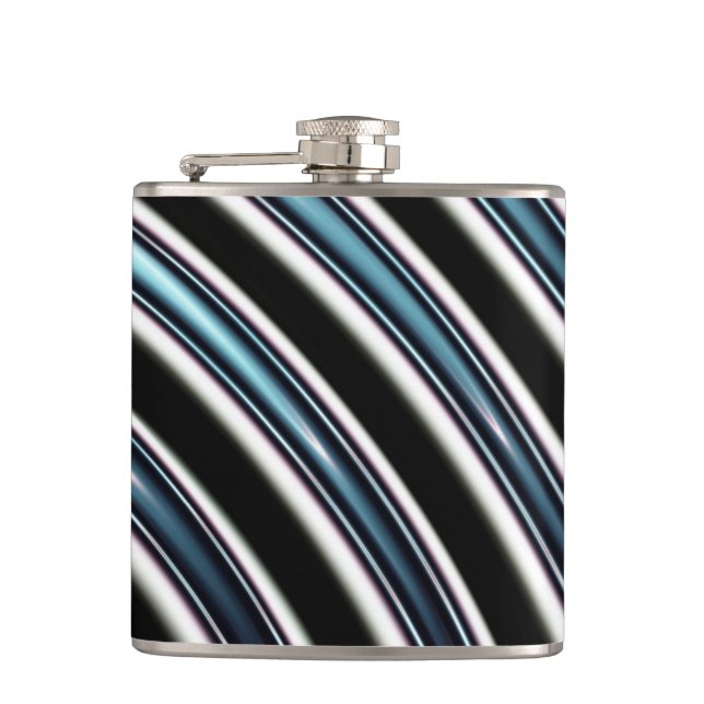 Cantil Linhas curvadas perto acima de um Fractal (Frente)