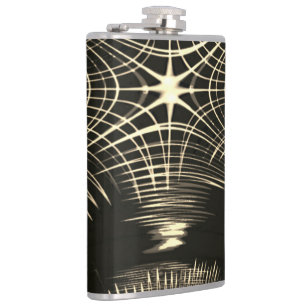 Cantil Linhas khaki cruzadas que são repetidas na onda