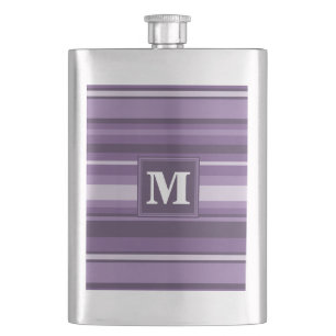 Cantil Listras da lavanda do monograma