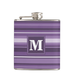 Cantil Listras da lavanda do monograma