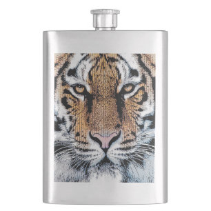 Cantil Listras de tigre Retrato em estilo de imprensa grá