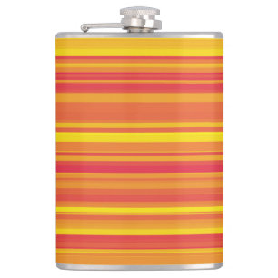 Cantil Listras Laranja Vermelho Amarelo