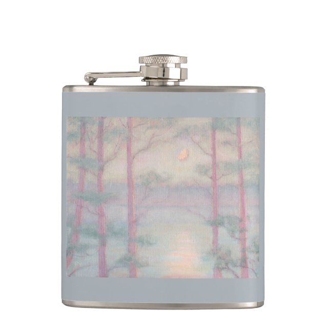 Cantil Livro de Histórias - Lua MiniFlask (Frente)