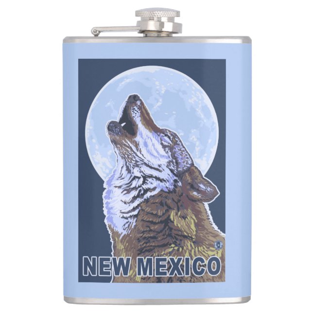 Cantil Lobo cinzento HowlingNew México (Frente)