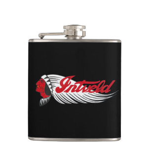 Cantil Logotipo de Motocicleta Vintage Preto