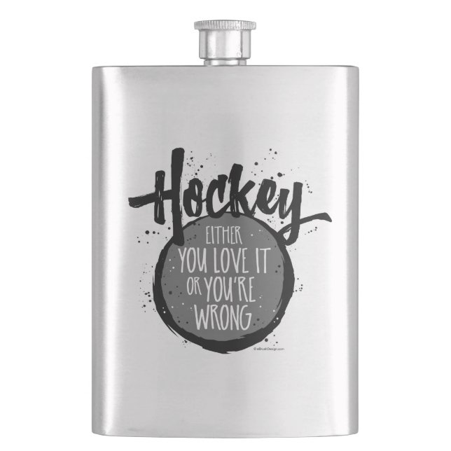 Cantil Love Hockey Flask (Frente)