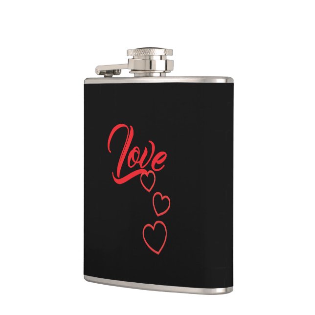 Cantil Love Vinyl Wrapped Flask (Esquerda)