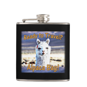 Cantil Lover do Viagem mundial - Alpaca Bag engraçado