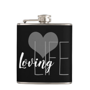 Cantil LOVING LIFE letras com coração