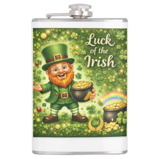 Cantil Luck of the Irish Metal Flask