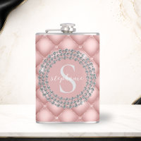 Luvas com Diamantes Brilhantes Rosa Monograma 