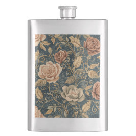 Cantil Luxury, Vintage,Garden of Roses, Blue Background