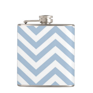Cantil Luz - Grunge azul Chevron Textured