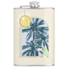 Cantil Luzes de festa Cocktails Disco Palmas em Amarelo